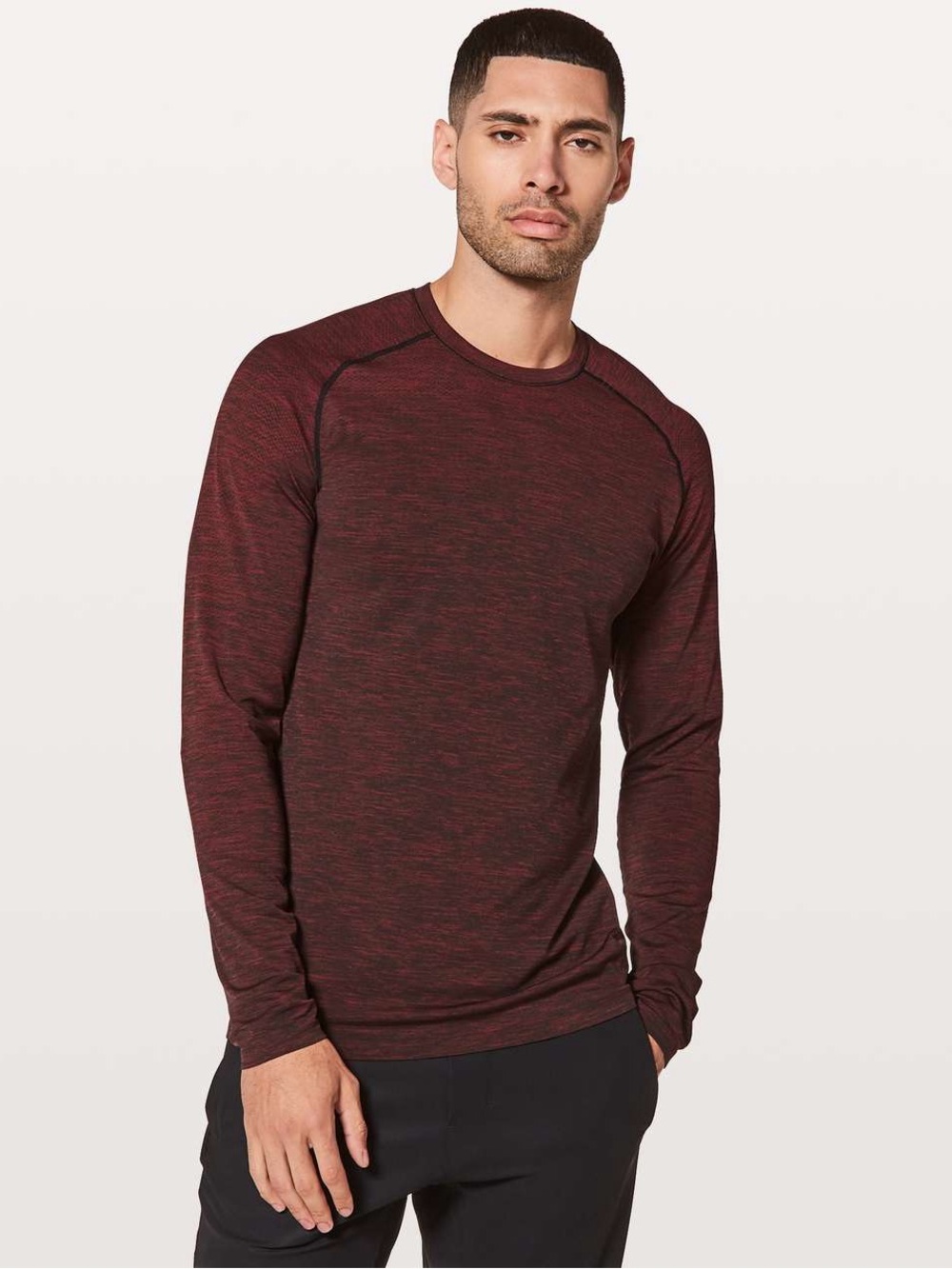 Lululemon Metal Vent Tech Long Sleeve Caliente / Black Medium